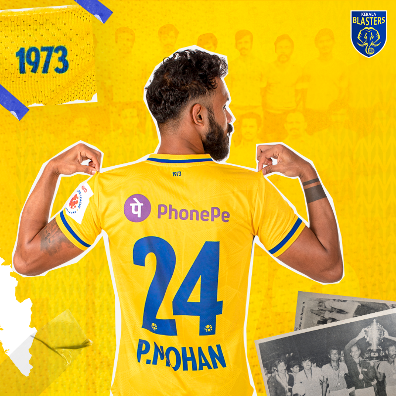 KeralaBlasters's tweet photo. For Kerala. For Our Pride. #ForOurLegends. 🏆
Shop our 2021/22 Home Kit now ⤵
@SIX5SIXSport #YennumYellow