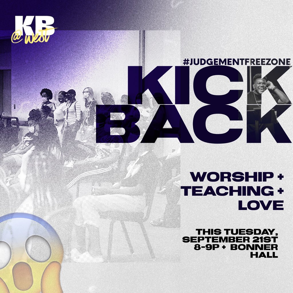 kickbackatwest's tweet photo. // tomorrow night at 8P #uwg https://t.co/u3CjDzUUlm