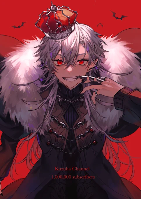 #KuzuArt 大遅刻ですが100万人おめでとうございましたの絵㊗️🎉 