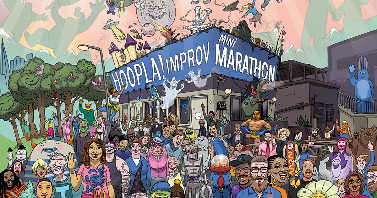 We are delighted to be presenting a new show at the <a href="/hooplaimpro/">Hoopla Impro</a> marathon this Saturday! Come down to the Miller at 5pm to see us present: "Great Works of Art"

Details: hooplaimpro.com/improv-comedy-…