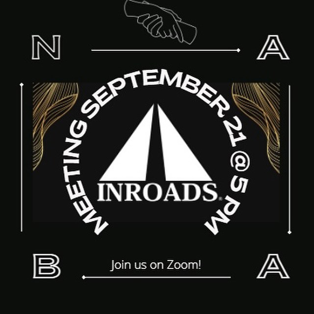 Happy Monday, everyone! Please join us on Zoom to learn more about INROADS and the opportunities they have at their company. We look forward to seeing you tomorrow at 5 PM! If you have any questions or concerns, please comment or dm us.