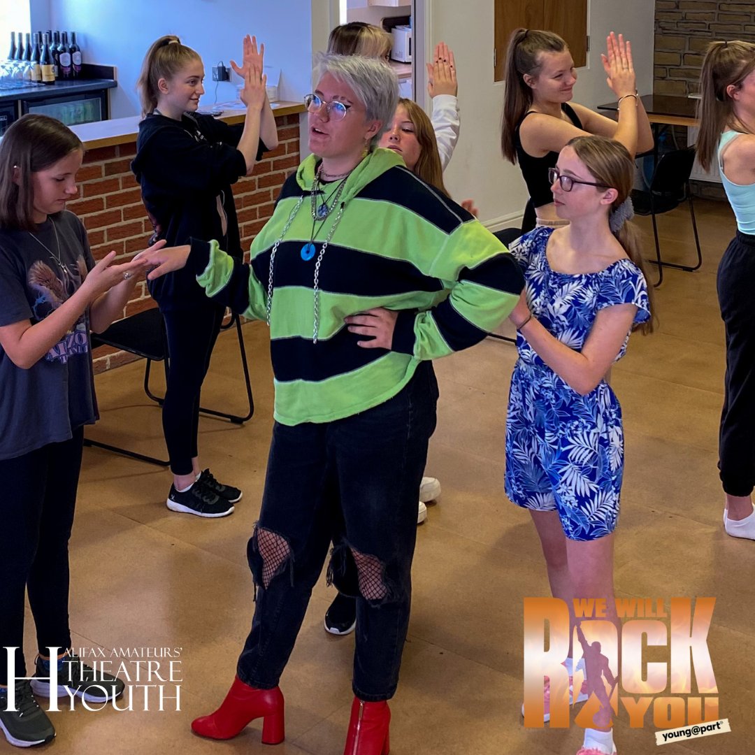 Fizz Palmer as Killer Queen! Fizz's favourite Queen song is Another One Bites The Dust and WWRY is their first production with HATY after joining us for Panto.

Will Killer Queen keep her control on GlobalSoft? Book your tickets to find out! 

ticketsource.co.uk/halifaxplayhou…