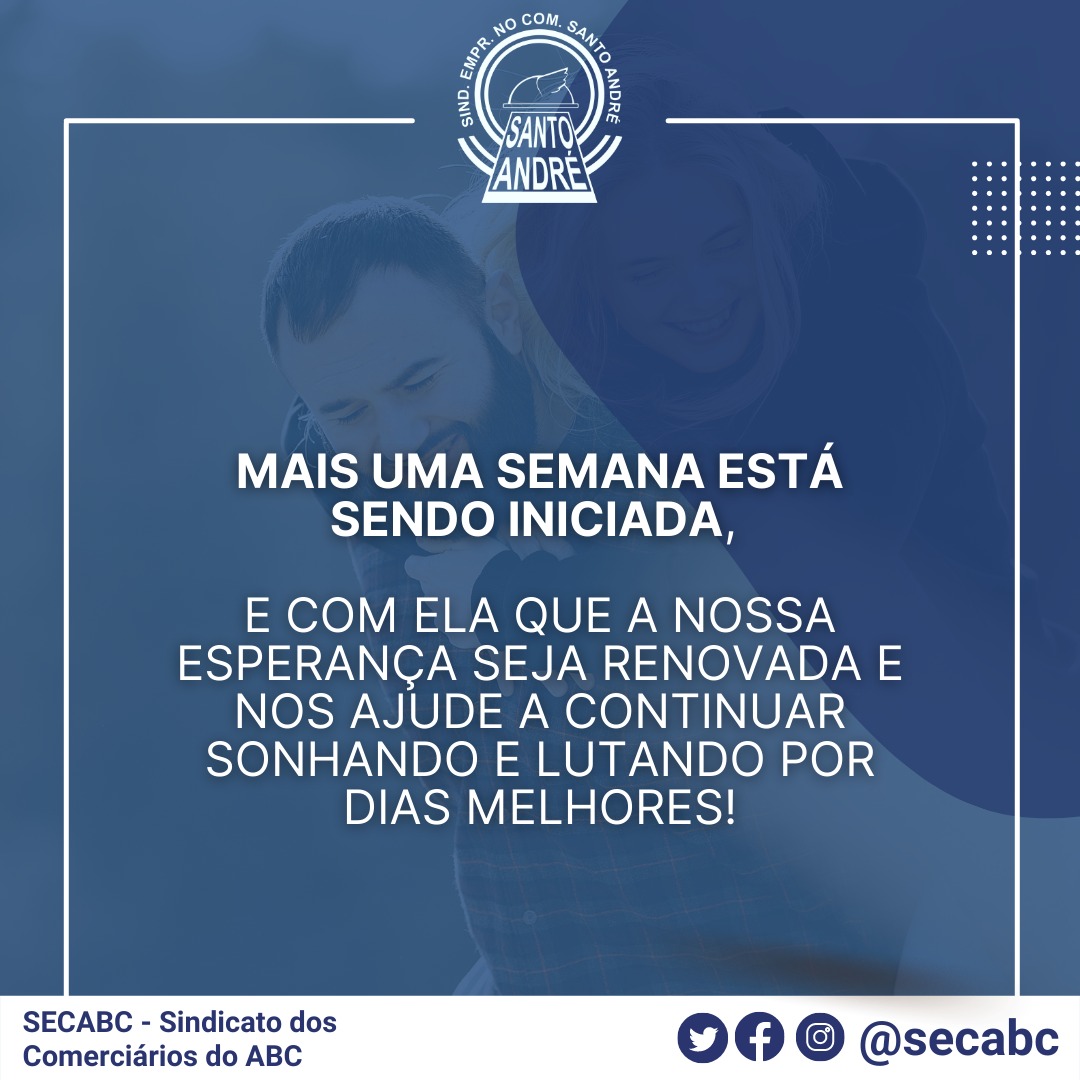 secabc's tweet image. Uma ótima semana a todos!
.
✅Fique sócio e garanta seus benefícios.
.
.
.
.
#santoandré #abcpaulista #sãobernardodocampo #saocaetanodosul #maua #riograndedaserra #diadema #secabc #comerciarios #trabalhista #nagumo #sejasocio #secabc #abc