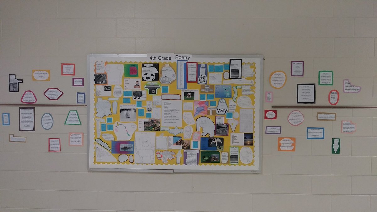 More poetry on display!! <a href="/DresPta/">Durant Road ES PTA</a> <a href="/DurantEagles/">Durant Elementary</a>