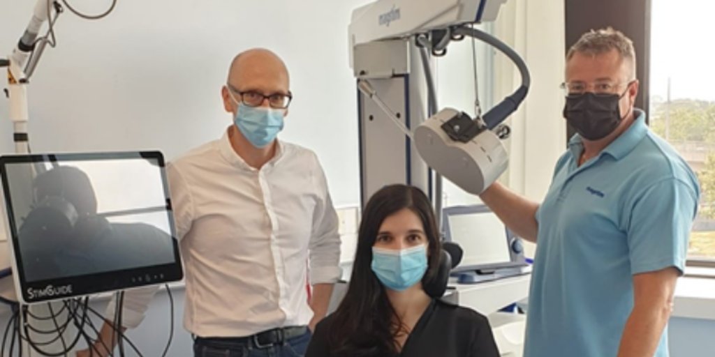 The Institute of Mental Health (@institutemh) on Twitter photo Exciting news! Our colleagues in MS research have received a brand new <a href="/magstimTMS/">Magstim TMS Therapy</a> machine!
They're launching a new study using TMS in MS to see if it helps with cognitive problems. TMS4MS is funded by <a href="/mssocietyuk/">MS Society UK</a> and led by @MRIman_9 
Read about it here:
buff.ly/3AjduwV Exciting news! Our colleagues in MS research have received a brand new <a href="/magstimTMS/">Magstim TMS Therapy</a> machine!
They're launching a new study using TMS in MS to see if it helps with cognitive problems. TMS4MS is funded by <a href="/mssocietyuk/">MS Society UK</a> and led by @MRIman_9 
Read about it here:
buff.ly/3AjduwV