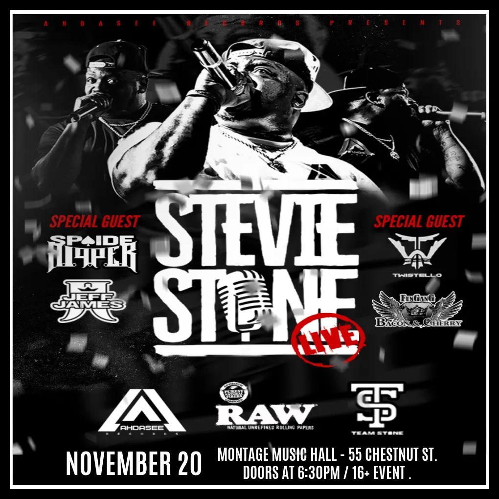<a href="/StevieStone09/">Stevie Stone</a> (Stevie Stone) in Rochester, NY

November 20th // <a href="/TheMontage585/">The Montage Music Hall</a>

Tickets: eventbrite.com/e/stevie-stone…

RSVP: facebook.com/events/s/stevi…