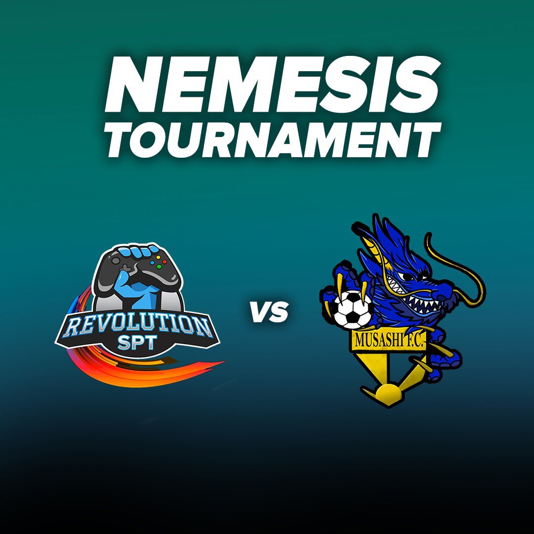 #PES2021 #revofamily 

Tonight, h22.30 ⏰
<a href="/Revolution_spt/">Revolution SPT</a> vs Musashi F.C. 

twitch.tv/musashifc?sr=a