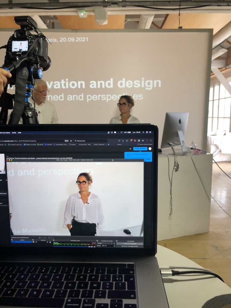 [#Evénement] Fréderique PAIN, directrice de @ensci_paris introduit la conférence : « How to change for a better world ? La réponse dans la conférence » #conférence #design #innovation #sociale