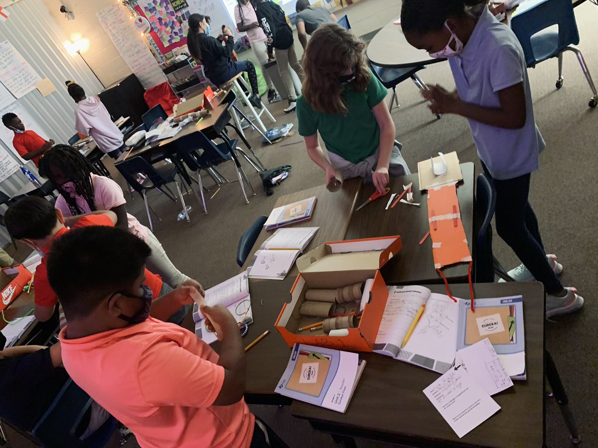 Episode 6 on Eureka! Students participated in Professor Carver’s Documentation Building Challenge! How can the judges throw away trash from 2 feet away without just throwing it? My mind is blown with these amazing inventions! 🤯 <a href="/DeerCreekElem/">Deer Creek Elementary</a>