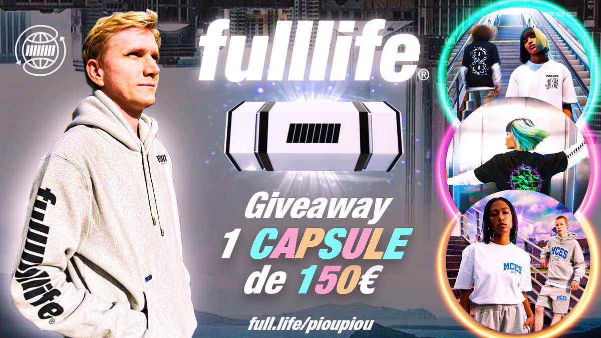 PiouPiouLover's tweet photo. ⚠️Giveaway⚠️

Tente de remporter 150€ de produits Fulllife, la première marque de streetwear ancrée dans la culture gaming ! Pour participer :
- Follow @Fulllife_fr et @PiouPiouLover 
- rt ce post
- ouvre ta capsule https://t.co/EGQugT281q

TAS 28/09 GL &amp; HF 🐥 https://t.co/HyWFGf2Txf