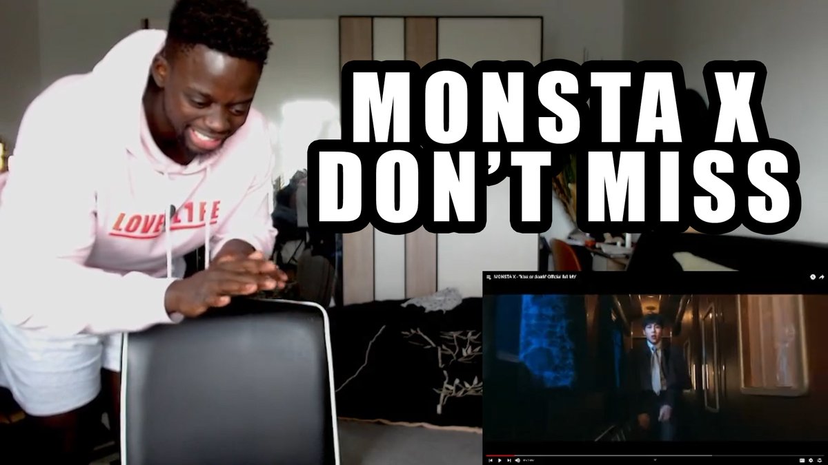 MONSTA X - kiss or death [MV] REACTION!!! youtu.be/15PFlWg8YDo Let me see all them likes and retweets! #MONSTAX #MONBEBE