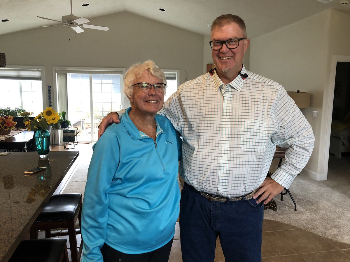 ScottHopson1's tweet photo. Last weekend traveled to Detroit-Idanha, Oregon for a gathering of friends.  Mrs Reinke is my 1st Grade teacher…I choke when I attempt to call her Joy-o-ce… https://t.co/khu9vbeXrO