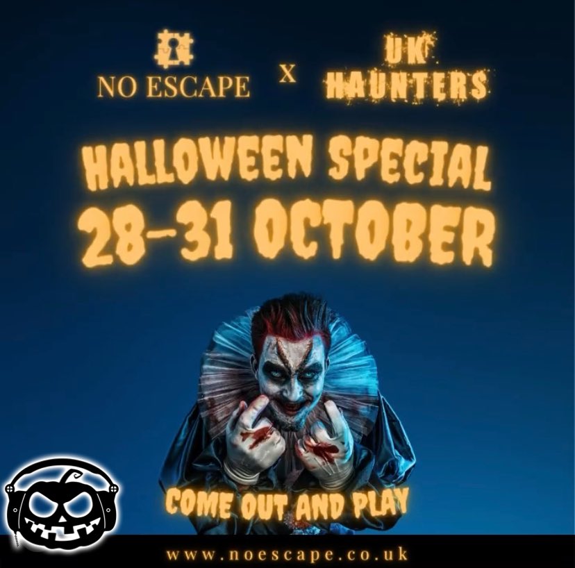 ScareTrack's tweet photo. 🎧NEW EPISODE OUT NOW🎧
ScareTrack- No Escape London & U.K. Haunters Halloween Special
•Interview with UK Haunters•
https://t.co/FVk0Bh8fsR
@brandBcorp
#letsgetscared #scaretrack
#scare #haunt #horror #maze #horrormaze #horrorcommunity #halloween #hauntedattraction https://t.co/qucQ3jSRo1
