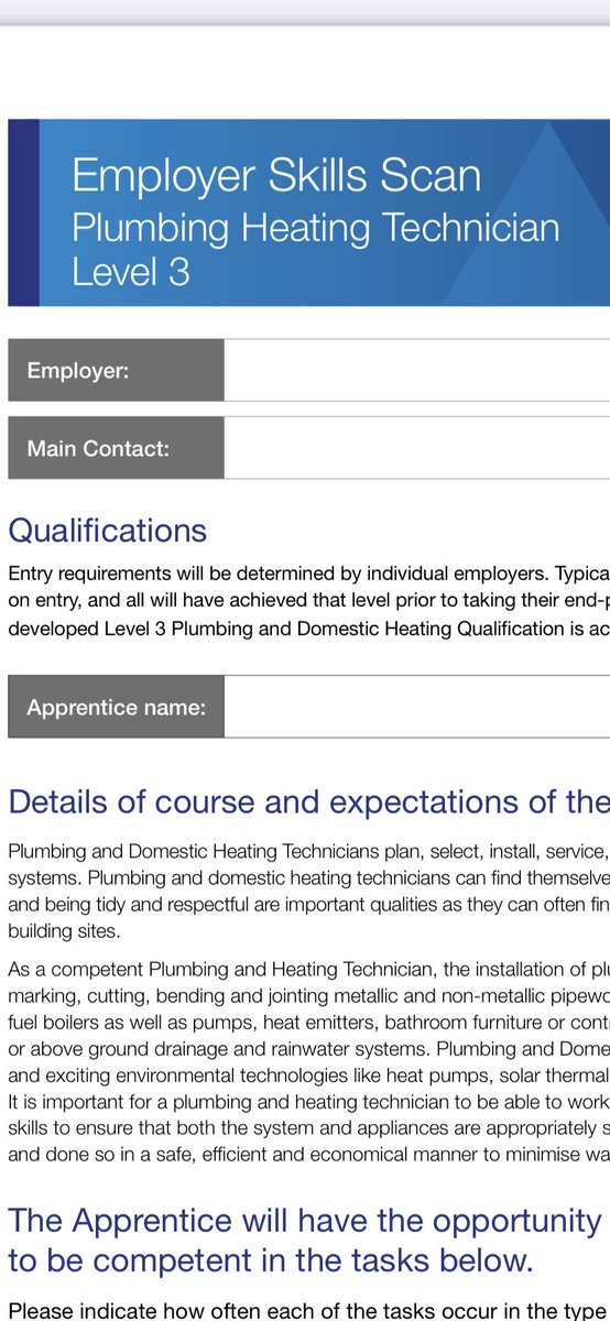We need to make it easier to sign apprentices up this process has taken nearly 3 months, The biggest crisis in our industry is not the Heat source  Its the lack of trained engineers! We need to-courage more employers, please make this more simple !!! <a href="/APHC_UK/">The Association of Plumbing & Heating Contractors</a> <a href="/CIPHE/">TheCIPHE</a> <a href="/Nescot/">Nescot College</a>