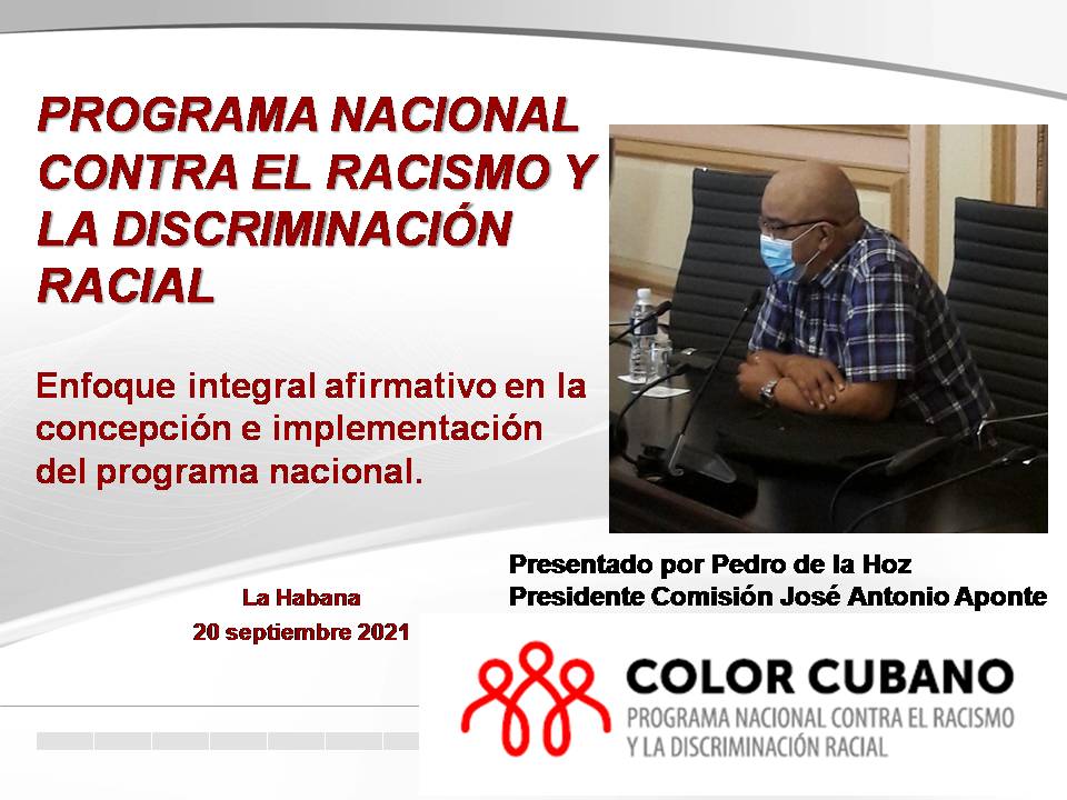 Funcionan Comisiones Educación y Juventud de <a href="/AsambleaCuba/">Asamblea Nacional Cuba</a>, se presenta Programa Nacional contra el Racismo y la Discriminación Racial, por Pedro de la Hoz, seguimos estrategia del Estado y la sociedad civil cubana para fomentar una comunidad más inclusiva y justa. #Cuba