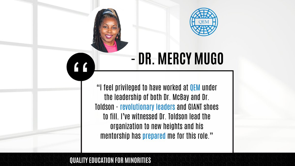 QEMNetwork's tweet photo. Learn more: https://t.co/kVLGp6qP59 #STEM #QEMNetwork #STEMLeaders https://t.co/7CWt6bdvx3