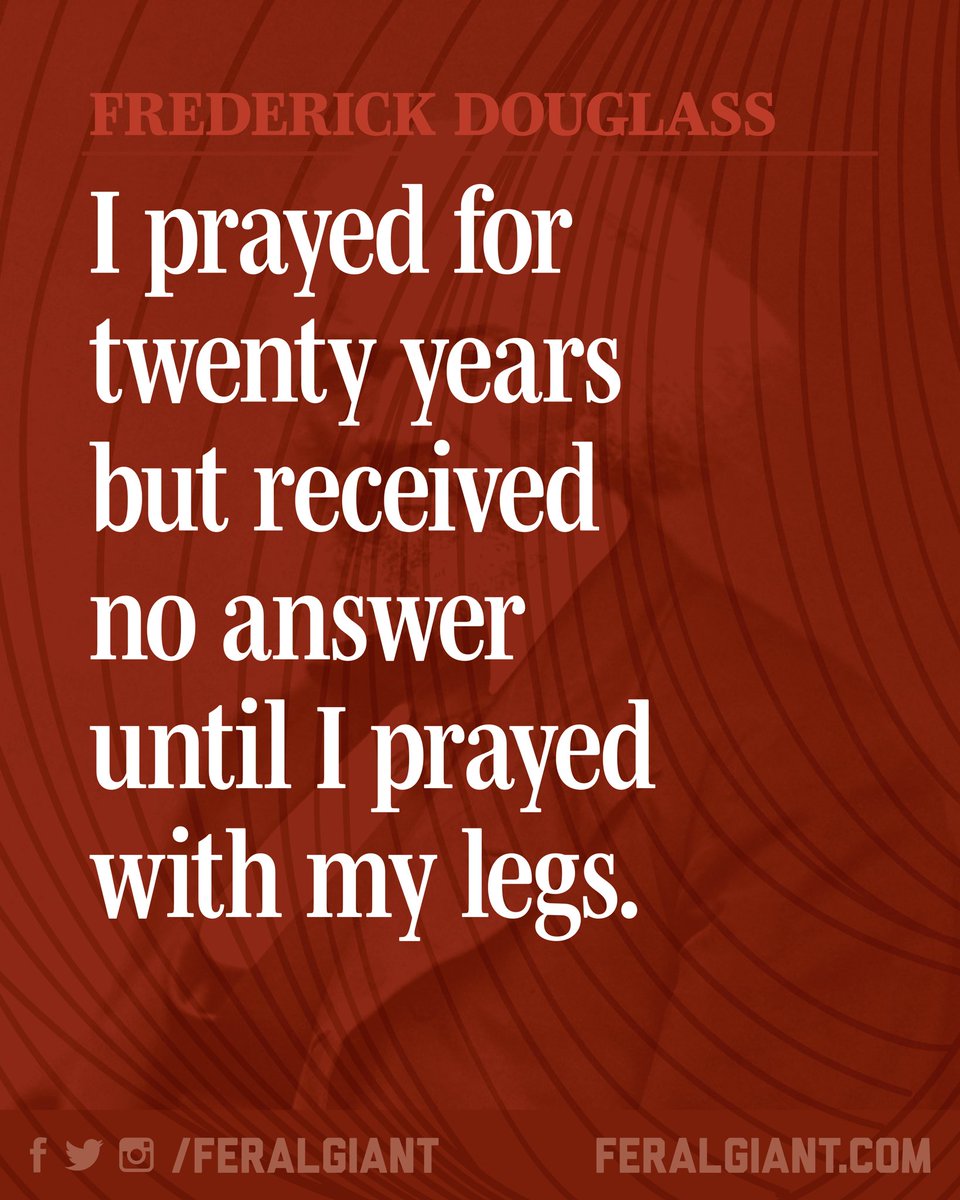 #MotivationMonday: Quote from Frederick Douglass.

You gotta get to work. It’s been odd, going from a lot of down time, to work starting to trickle in. It’s been an adjustment. A fortunate adjustment, but an adjustment...

https://t.co/oQZH3k2PVk https://t.co/284JA3Yxcp