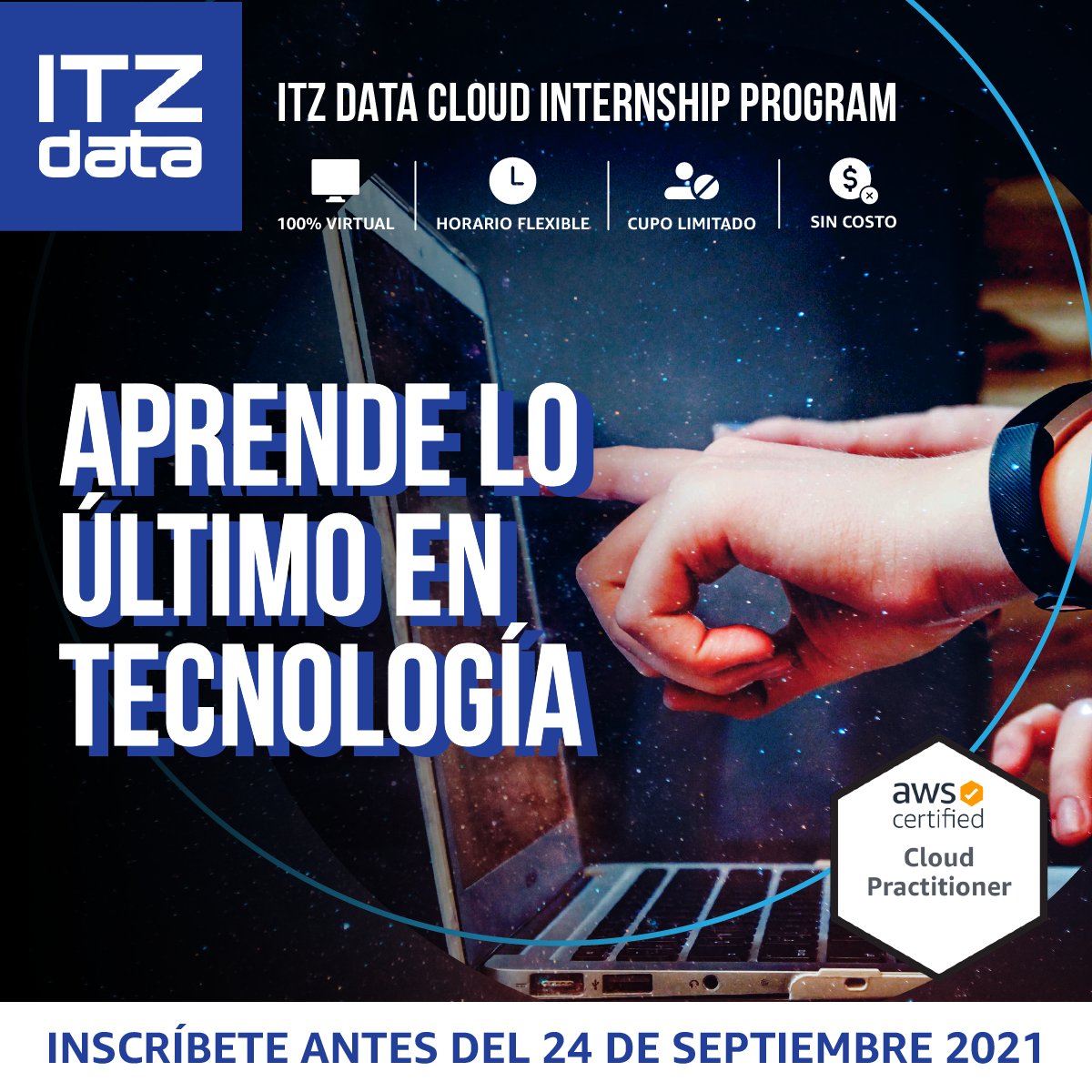 ITZDATA_tech's tweet photo. ITZ DATA🌩️CLOUD INTERNSHIP PROGRAM! 🚀

Learn from experts and get practical experience on #AWS. / Aprende de expertos y obtén experiencia práctica con #AWS.

Apply now! ⚡ https://t.co/QiAfzUdQHN https://t.co/VytWqQ4AVJ