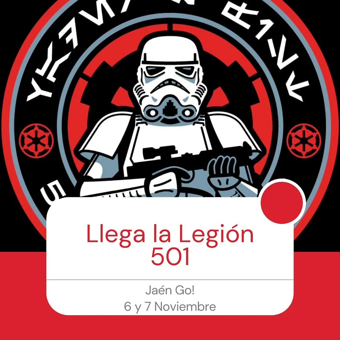 JaenGoFF's tweet photo. Y que este año nuestro JaénGo no pueda ser tan grande como otros años no significa que no podamos tener amigos de nivel como la gente de  la @legion501 https://t.co/mr3xAodioY