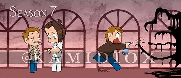 Kamidiox's tweet photo. Day 7 of the #SamDeanCelebrationWeek and season 7 re-do! https://t.co/FEgeuha7vd