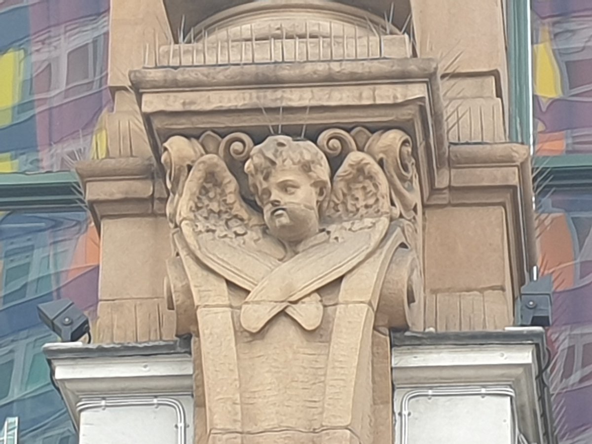 Looking up on Granby Street #Leicester and spotting some great features #HighStreetLove