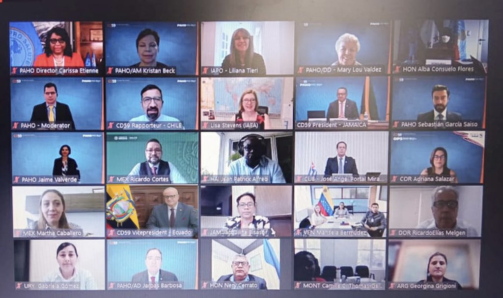 ABorreroVega's tweet photo. ¡#ElCambioYaSeSiente, Ecuador en lo más alto!👏

Nuestro país asume la Primera Vicepresidencia del 59 Consejo Directivo de la Organización Panamericana de la Salud. Como Jefe de Delegación ecuatoriana trabajaremos incansablemente por la transformación de la salud en la Región.🤝 https://t.co/8muaIhDeEI