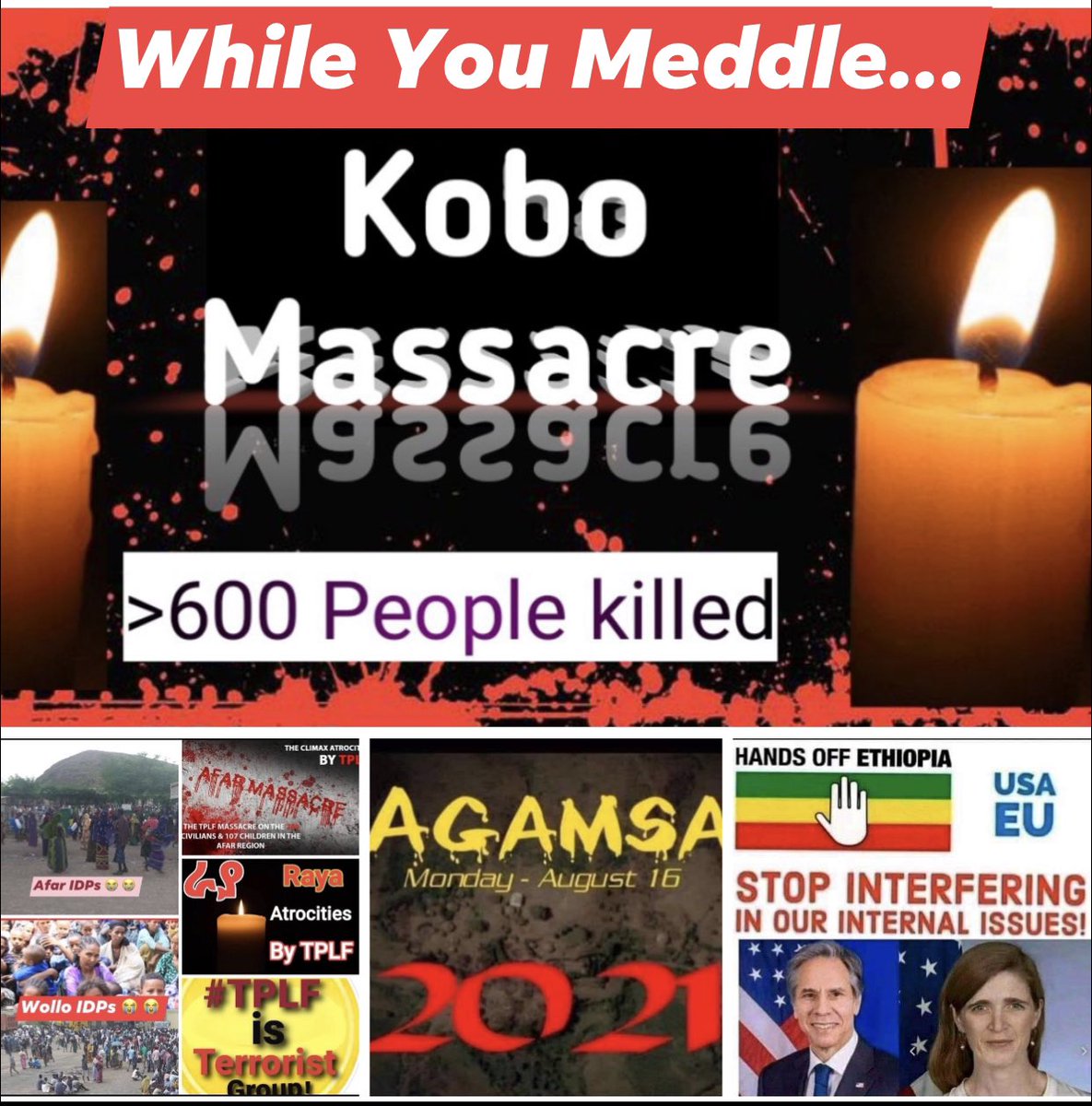 dejene_2011's tweet photo. #RT: No nation has z right to interfere in z internal affairs of any independent country. Respect Ethiopia’s sovereign rights to defend her Territorial Integrity, Unity &amp; Tranquility. It’s b/s #US #UK #EU is meddling, #TPLFTerroristGroup is MASSACRING INNOCENTS. #HandsoffEthiopia https://t.co/byDnEc3BqX