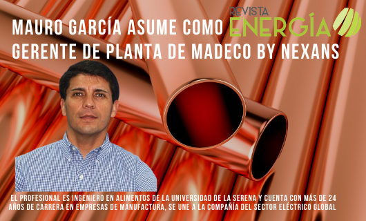 RevEnergia's tweet photo. Mauro García asume como gerente de Planta de Madeco by Nexans
https://t.co/SeCSKSNzPZ
#Santiago #Chile #gerentedePlanta #Madeco #Nexans#gerenciadeplantas #cargosinternacionales #Producción #Planificación #Desarrollo #MejoraContinua #TPM #LEAN https://t.co/COjP7OXtNr