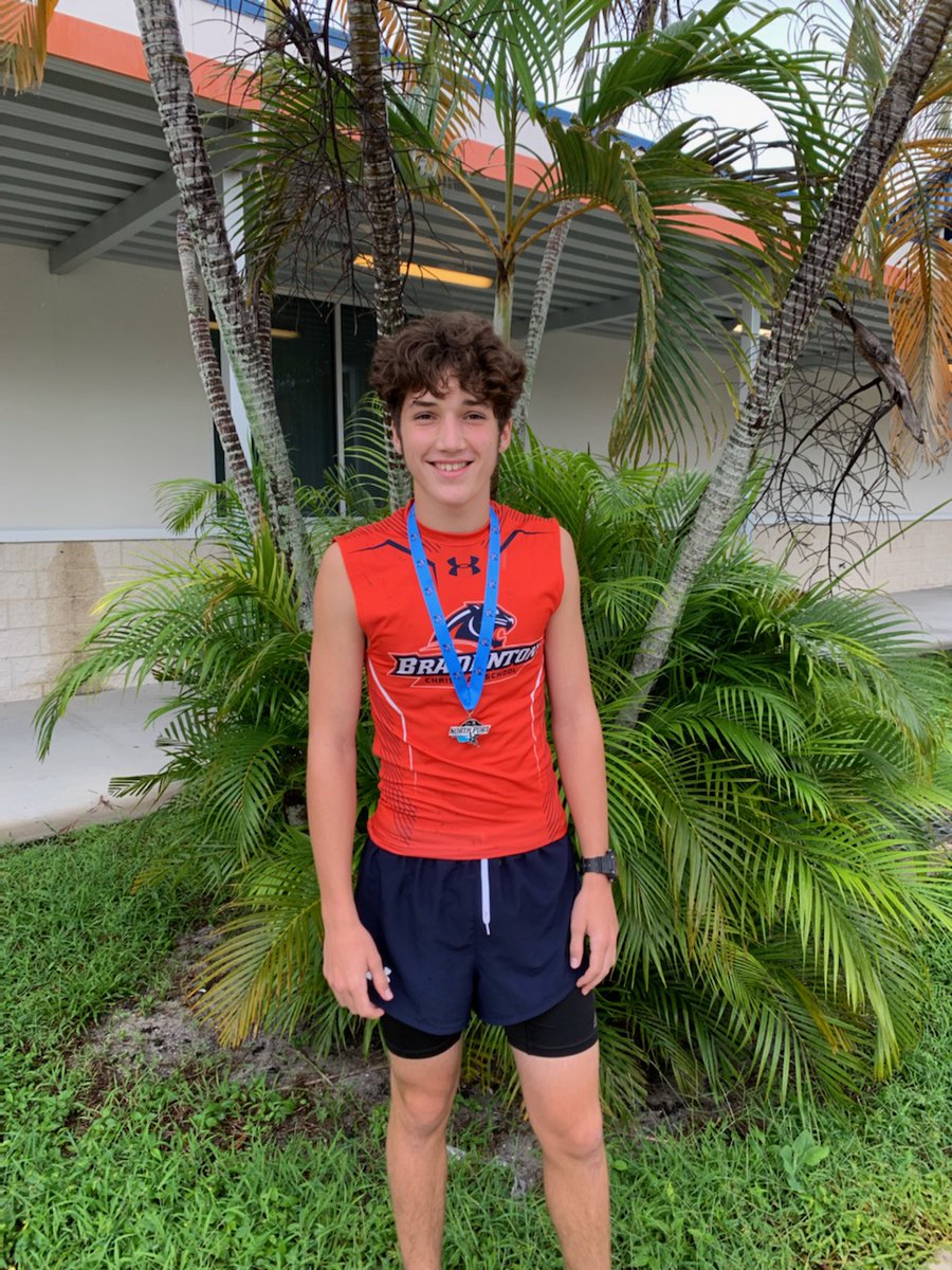 Congratulations to BCS 8th grade Brandon McArthur who placed in the top 20 at the NORTH PORT XC INVITATIONAL 2021 this past Saturday.