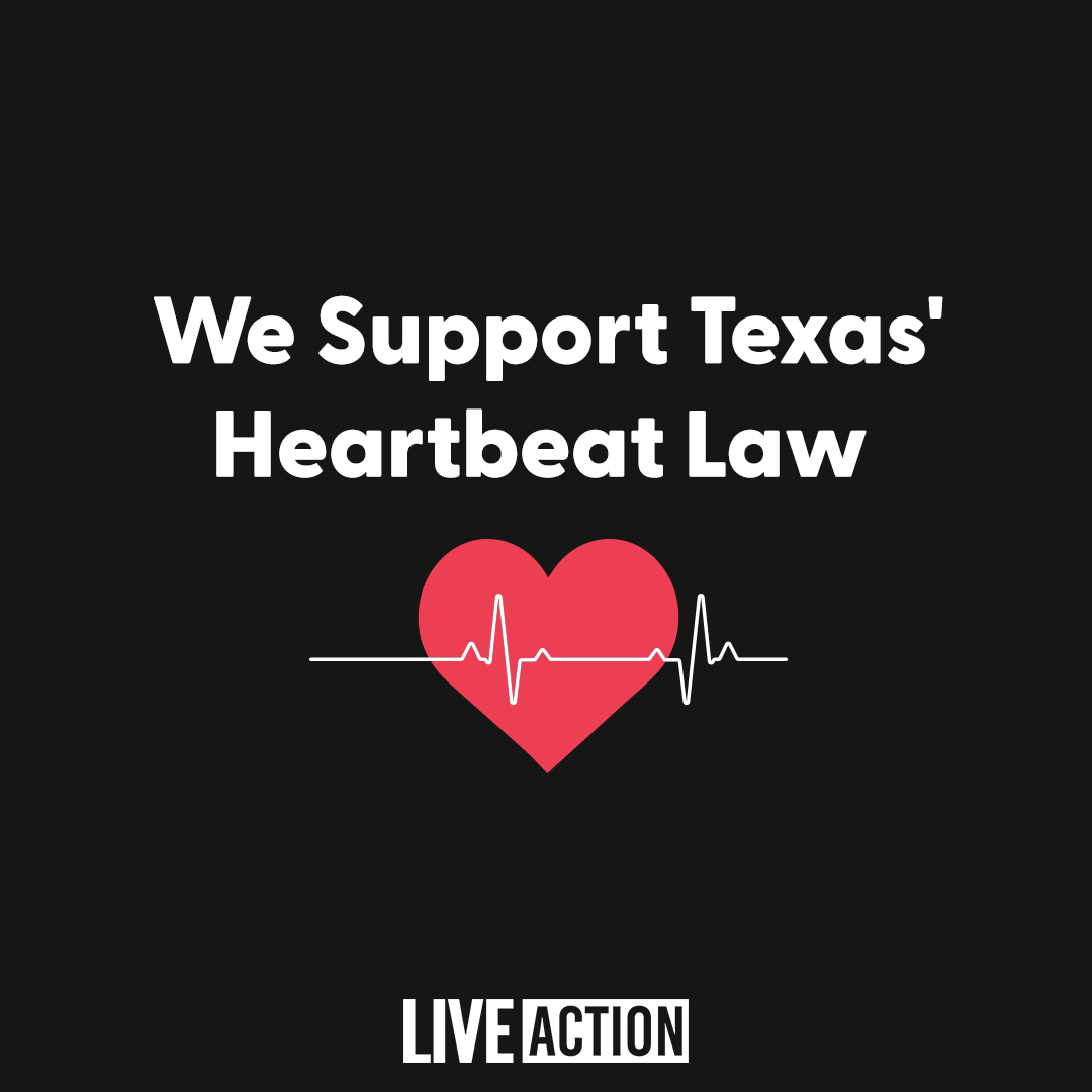 LiveAction's tweet photo. Lies about Texas' life-saving Heartbeat Law have been spreading on social media since it took effect earlier this month. Here is the truth, read from the law itself. https://t.co/saGQP9G8CS
