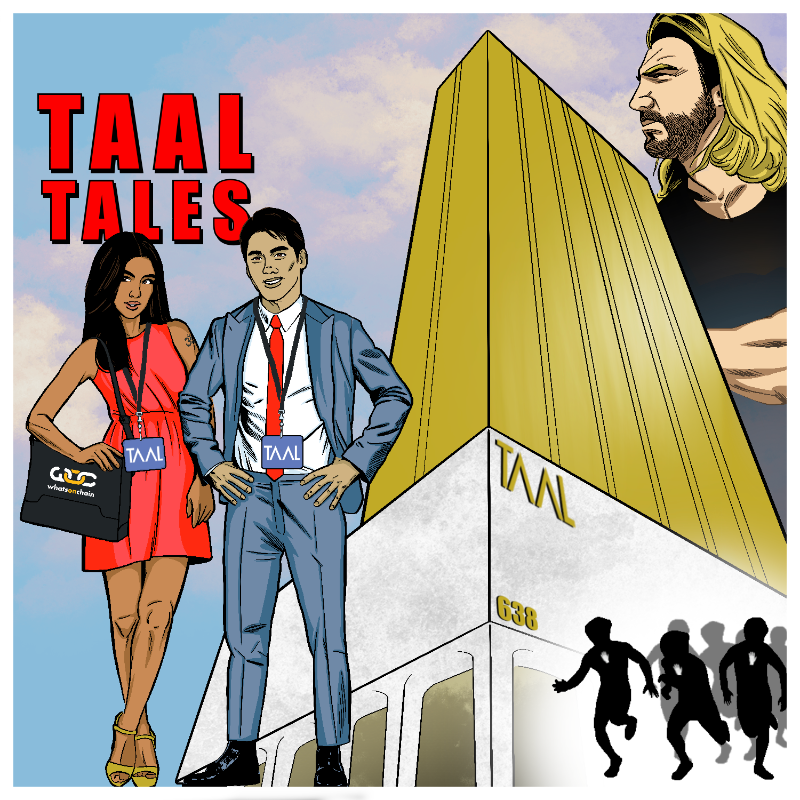 TaalBlockchain's tweet photo. Be the First to Read ‘TAAL Tales’ - featuring BSV Warriors Sat &amp; Oshi solving crime. Subscribe Now!