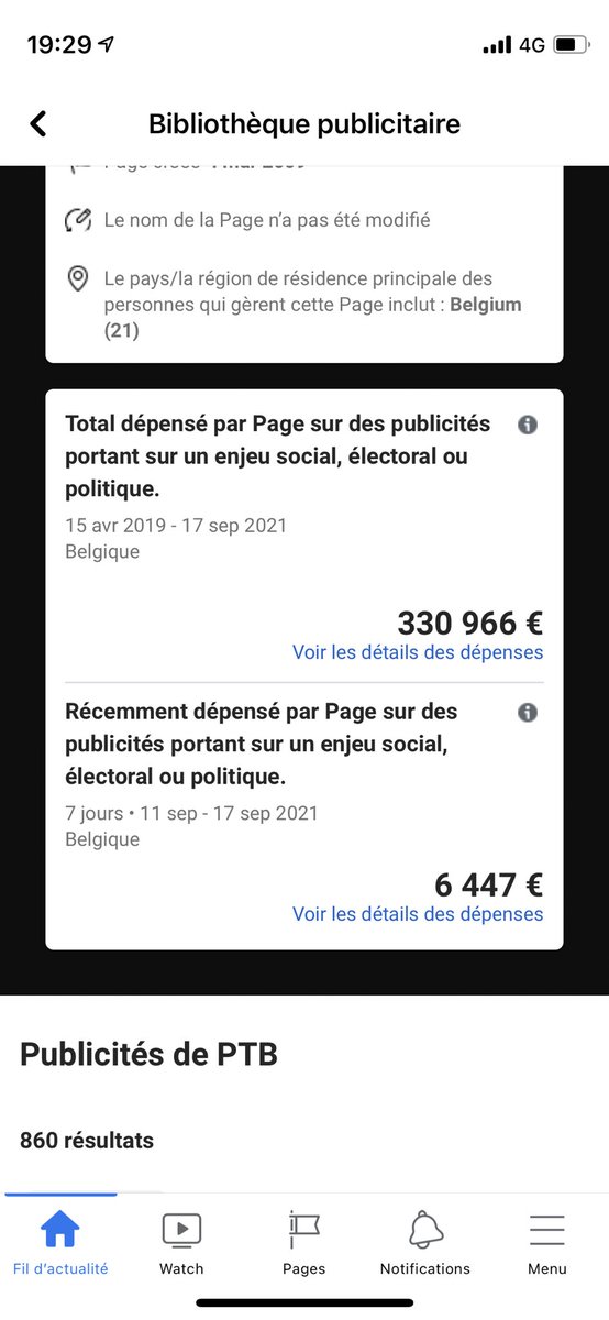 Solidarité avec Gemma Spataro qui, face à l’adversité, n’a pas reversé directement ses jetons au <a href="/ptbbelgique/">PTB Belgique</a>. Un scandale dénoncé par tous les partis démocratiques du CC de Charleroi. En 7 jours, le PTB a dépensé sur FB ce qu’elle aurait reçu en un an ! #lepartid’abordpaslesgens