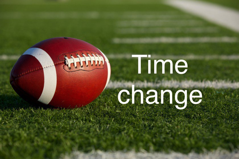 From BMS Athletic Director, Mr. Hardwick-
Due to unavoidable circumstances, the start time for tomorrow's(Sept. 21st)7th grade football game vs Harmon MS (Aurora) has been pushed back to
5:30P.M.