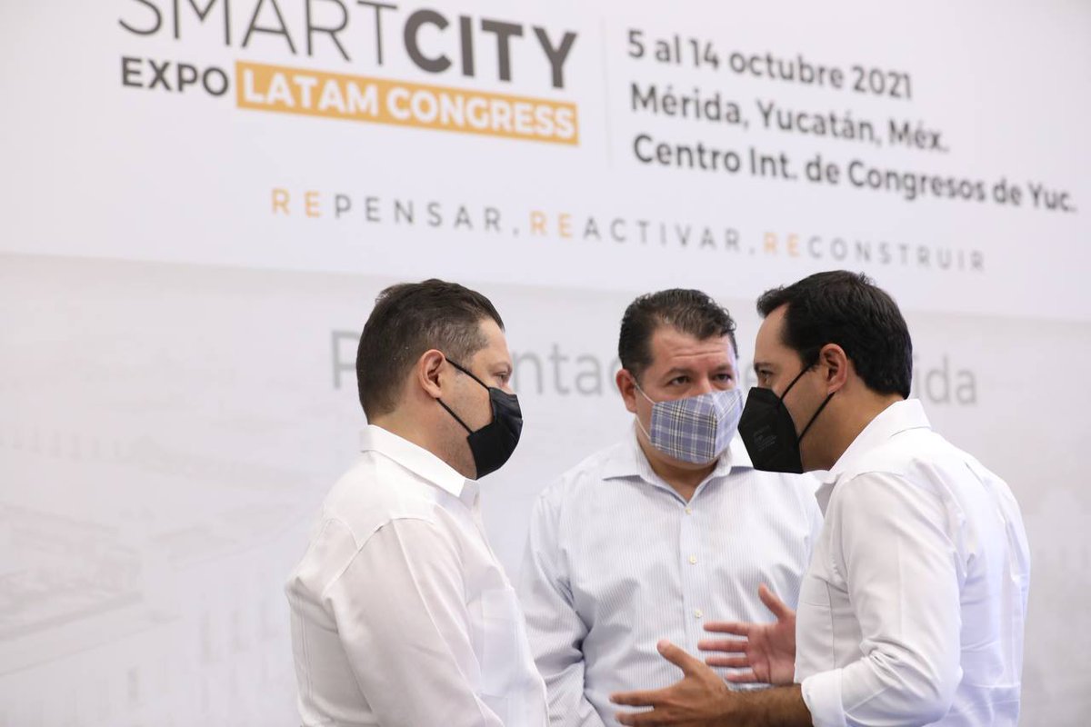 El <a href="/SmartCityLATAM/">Smart City Expo LATAM Congress</a> se realizará nuevamente en #Yucatán, uno de los eventos más grandes e importantes a nivel internacional en materia de innovación y desarrollo tecnológico para las ciudades. Junto con Manuel Redondo, Presidente de @FiraBarcelonaMX ... (1/2)