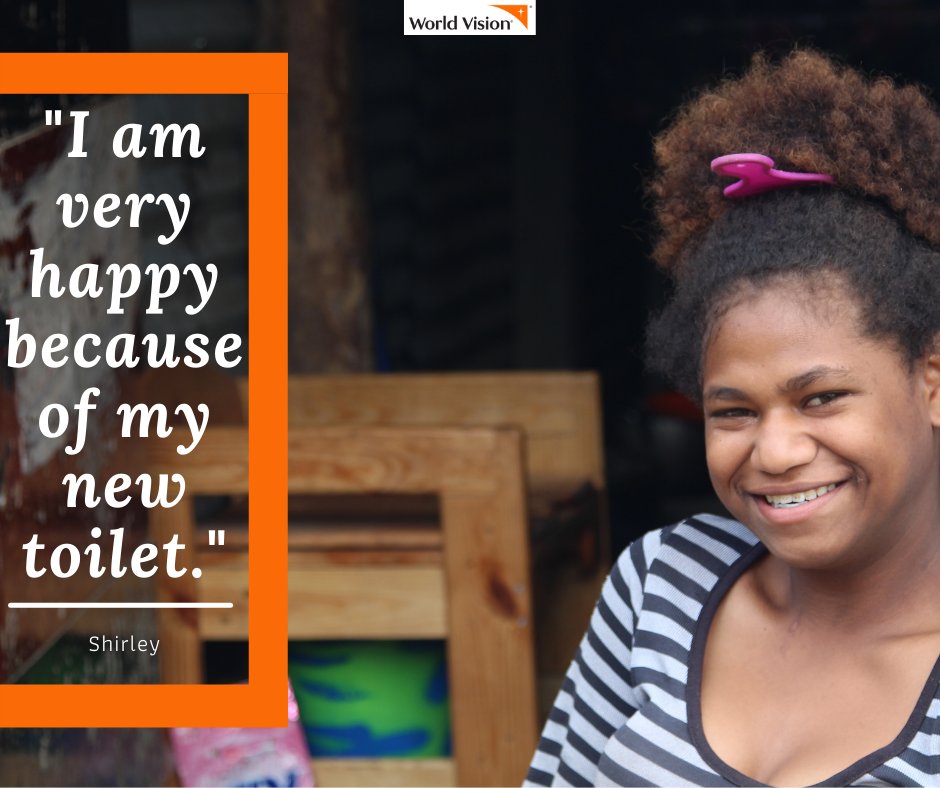 For the first time in her life Shirley born with cerebral palsy, no longer has to crawl to her pit toilet outside her house when she wants to use it. She now has a portable toilet built from recycled pallets in her home she can now use. Thanks to <a href="/_waterforwomen/">Water for Women</a> &amp; <a href="/DFAt/">Department of Foreign Affairs and Trade 🇦🇺</a>