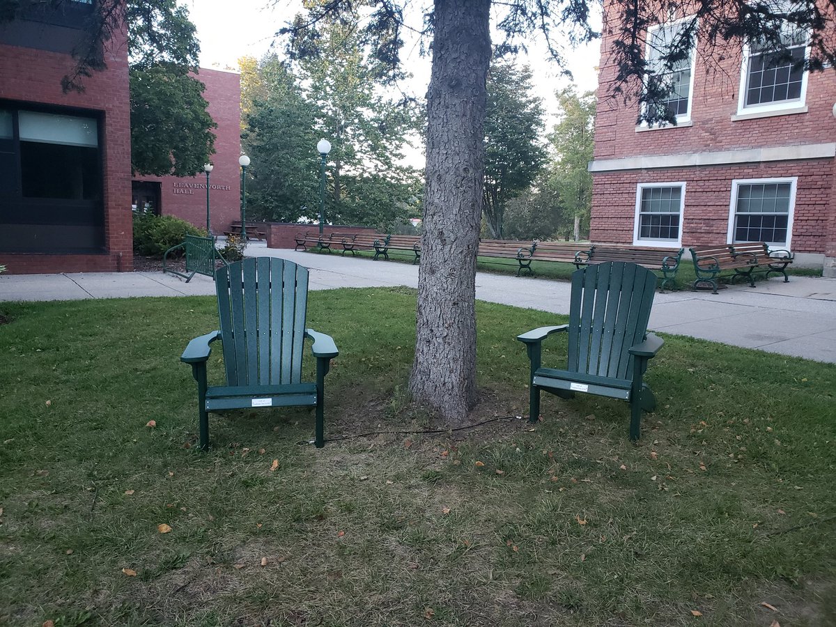 To the <a href="/CastletonEdu/">Castleton University</a> Class of 2021 -- thank you for the gift of Adirondack chairs all around campus. They create great places to read or have a conversation.