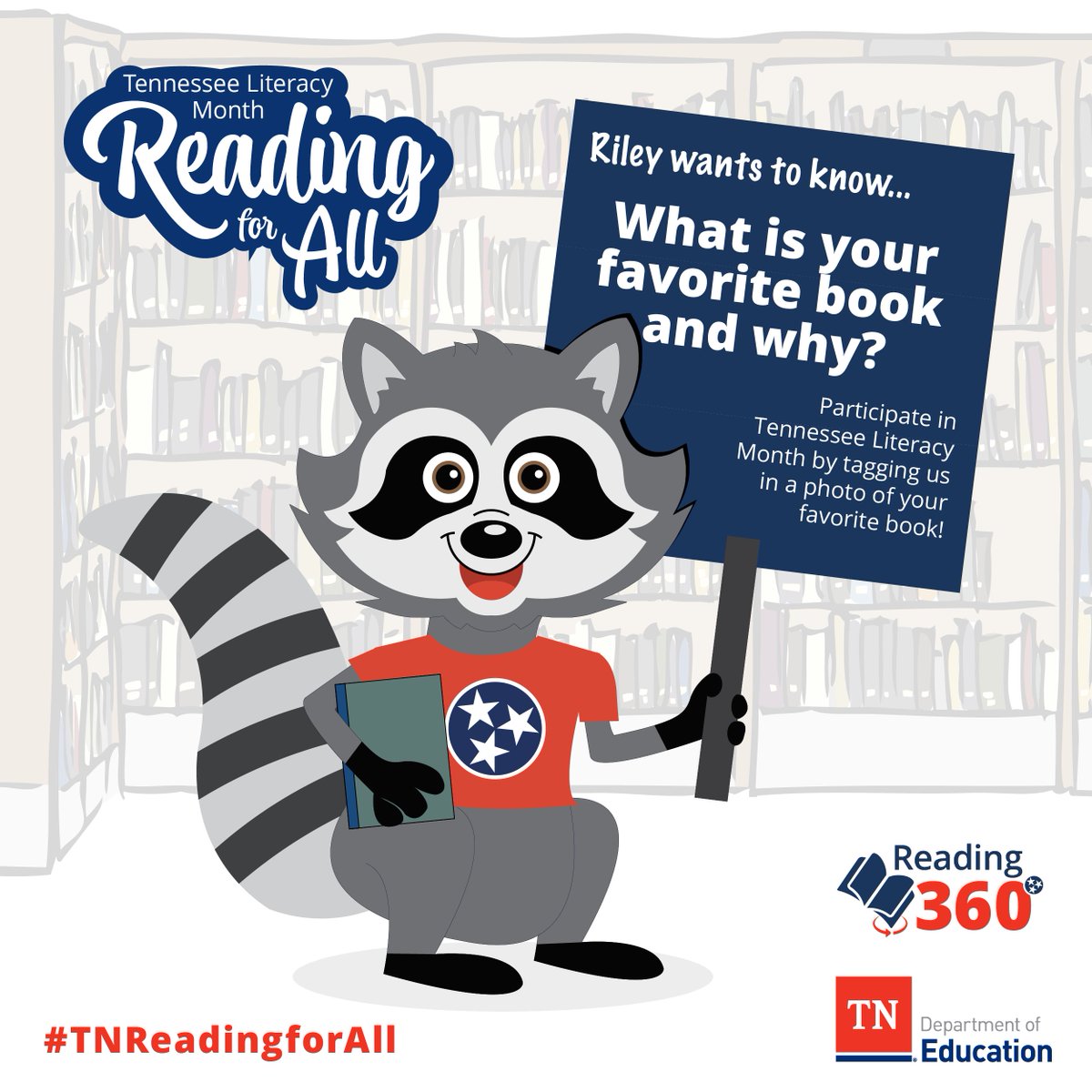 TNedu's tweet photo. Regular reading improves your vocabulary and comprehension, increases brain connectivity, and empowers students to emphasize with others. Riley wants to know what is YOUR favorite book and why? #TNReadingforAll https://t.co/kNFT3S3CxH