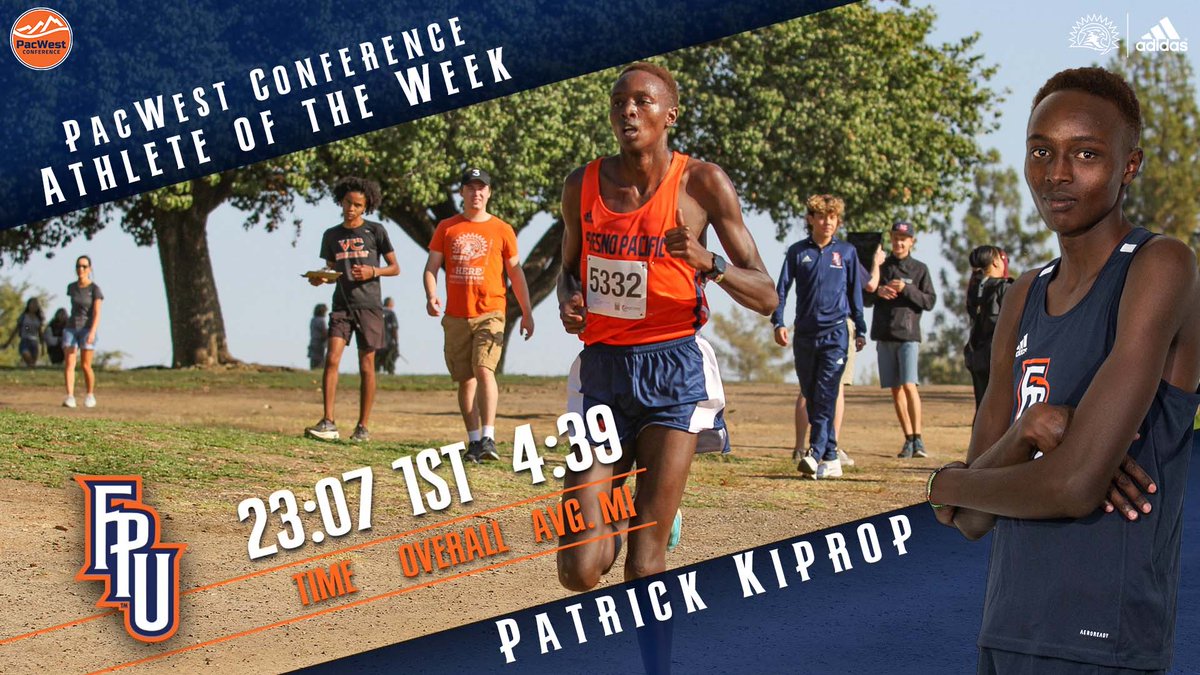 FPUtrack's tweet photo. In case you had any doubts, Patrick Kiprop was also named the PacWest Men's Runner of the Week.

🙌🐥☀️

#TeamFPU | #BackTheBirds https://t.co/yQpfQcwSnu