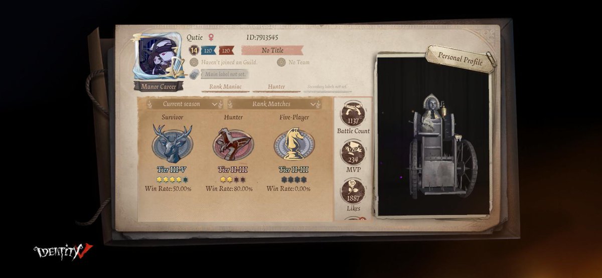 I'm playing Identity V. Fancy a game?