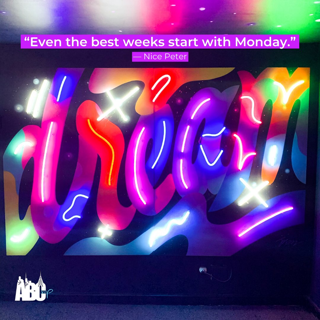 ABCVIPNYC's tweet photo. Gotta love Mondays! 😎💪

Let's do something great together! What do you want to discover today?

#Monday #newyork #hustle #dream #newyorklife https://t.co/8j3Cpq4mqb
