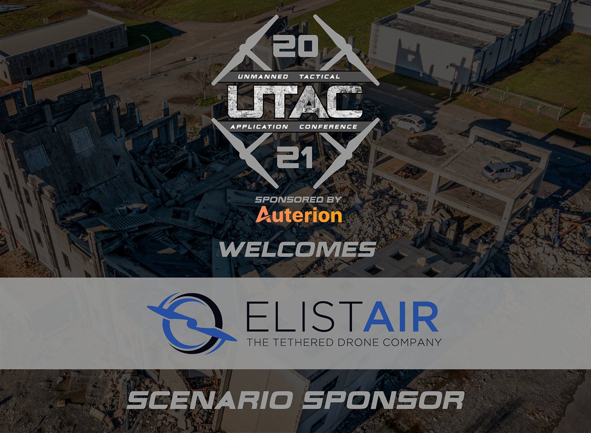 #FLYMOTION would like to welcome <a href="/ElistairTC/">Elistair</a> as a #UTAC2021 Scenario Sponsor! #Elistair produces tethers and tethered #drones that are great for operations requiring extended flight capabilities. Don't miss this amazing opportunity, register today at utacglobal.com.