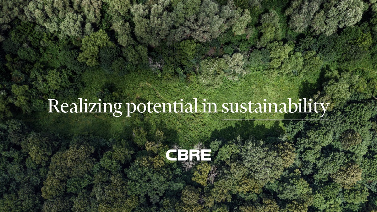 Today CBRE signed the <a href="/climatepledge/">The Climate Pledge</a> showing our commitment to achieving net-zero carbon 10 years ahead of the goal stated in the Paris Agreement. #ClimatePledge cbre.co/3AsZy3s