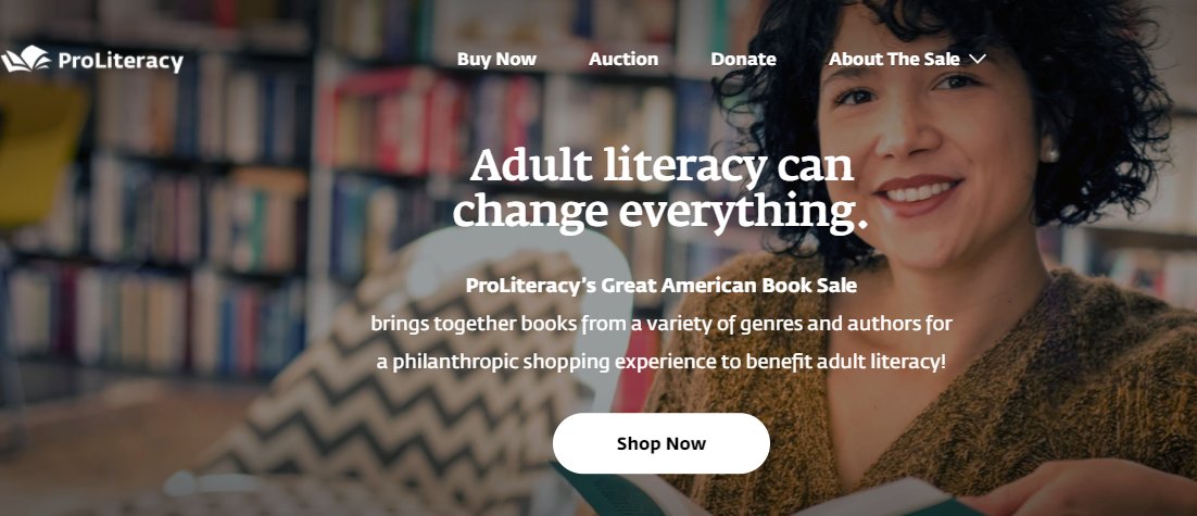Looking for that new #book ? Visit the <a href="/ProLiteracy/">ProLiteracy</a> Great American Book Sale. All proceeds benefit #adultliteracy and basic #eduction.