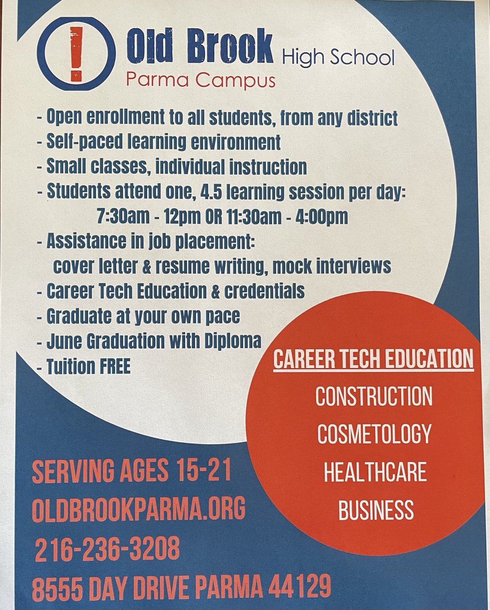 Old Brook High School Parma Campus tweet media
