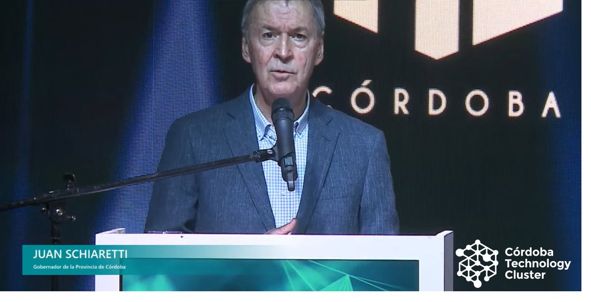 Acto de apertura de #CórdobaTechWeek #SemanaTIC2021 junto a nuestro Gobernador <a href="/JSchiaretti/">Juan Schiaretti</a> <a href="/gobdecordoba/">Gobierno de Córdoba</a> 
"La industria del conocimiento es ya una economía regional cordobesa. Nosotros seguiremos apostando a la incorporación masiva de las nuevas #tecnologías a nuestra provincia"