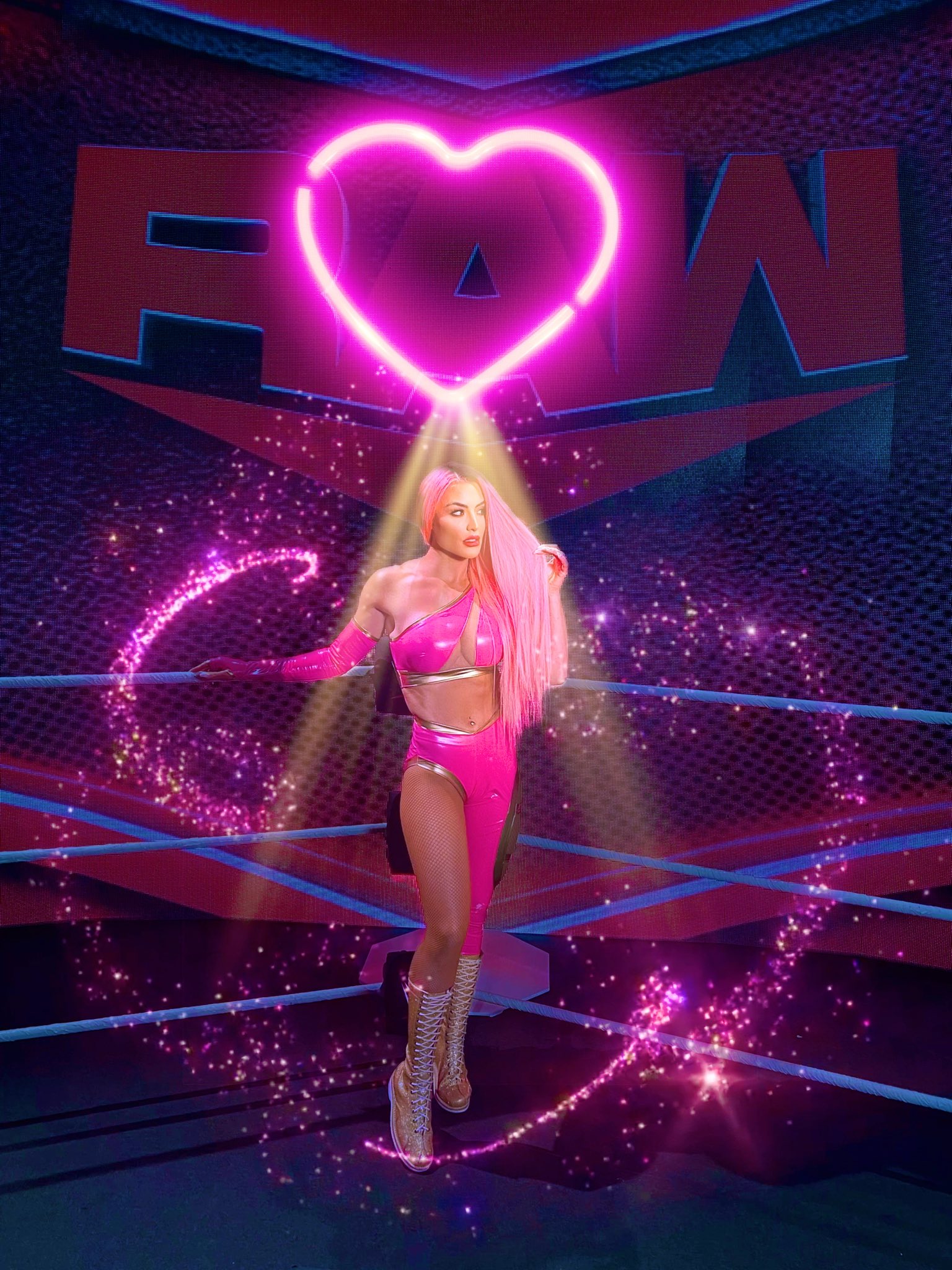 Eva Marie Mesmerizes WWE Universe In A Silver Dress 5