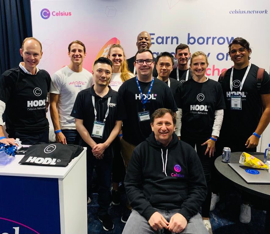 CelsiusNetwork's tweet image. ✔️ #TeamCelsius Day 1 at #Mainnet2021.