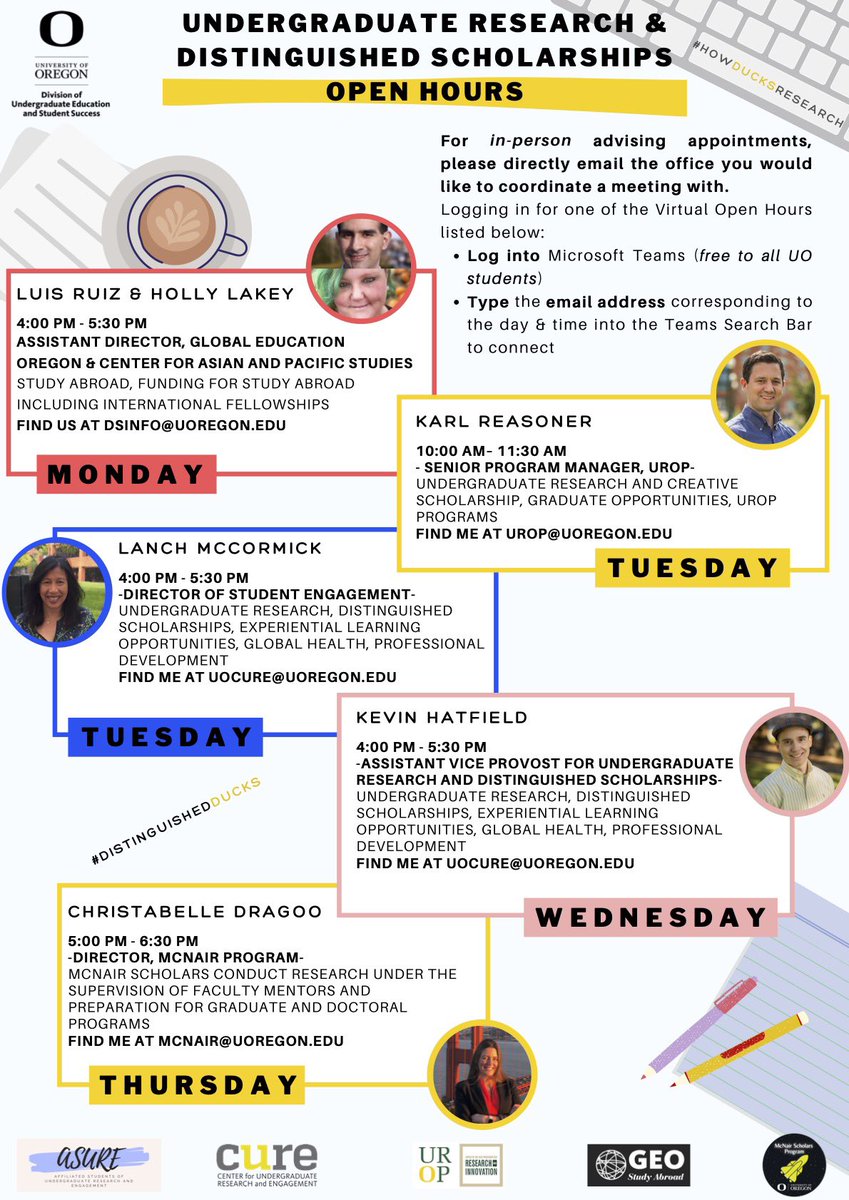 UO Center for Undergraduate Research & Engagement tweet media