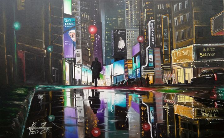 Ishyndar's tweet photo. Featured Art of the Day: "Late show". Buy it at: https://t.co/i2NEfL1Vi0 https://t.co/rEe4jCI18g