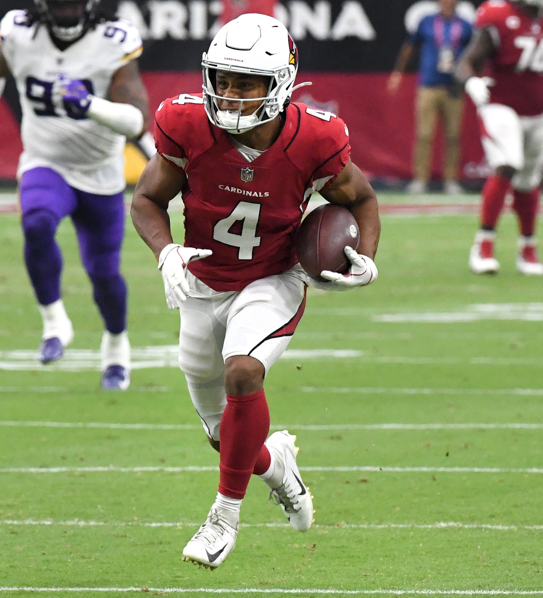 NFL on CBS 🏈 on X: Kyler Murray (5'10) connecting for a TD with Rondale  Moore (5'7) is the shortest combined height (137 inches) of a QB to  teammate Pass TD since